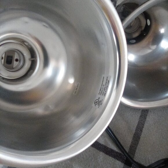 2 indoor use heat lamps without the heat bulbs almost brand new - Picture 8 of 9